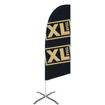 Beachflagg 80x340