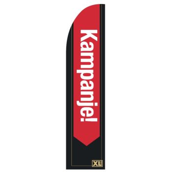 Beachflagg - Kampanje