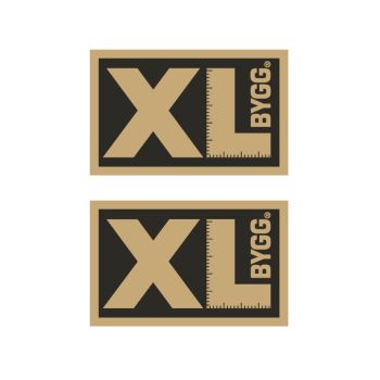 XL-BYGG Folieklistremerke 20x12,8cm