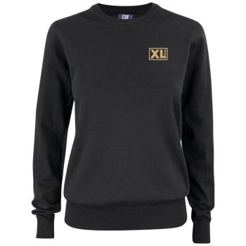 Crewneck genser Bomull Svart Dame