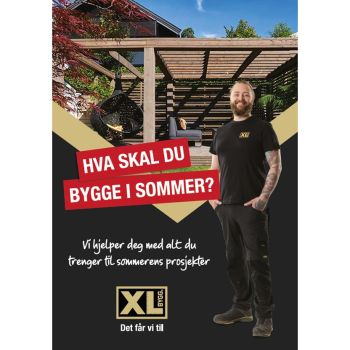 Kampanjeplakat 70x100 cm "BYGGE I SOMMER?"