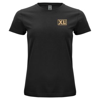 T-skjorte Svart Økologisk Dame