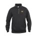 Halfzipgenser Svart Unisex