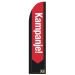 Beachflagg Sett - Kampanje
